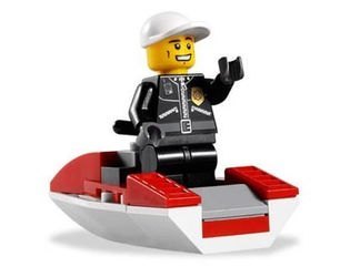 7287 Полицейский катер (конструктор Lego City) фотография 8