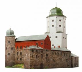 Фото Сборная модель из картона Выборгский замок (435)